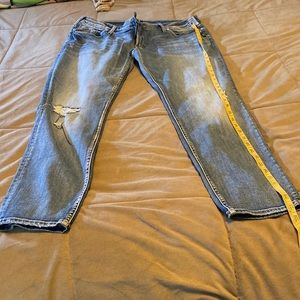 Silver Boyfriend fits like an 18 tags indicated 36